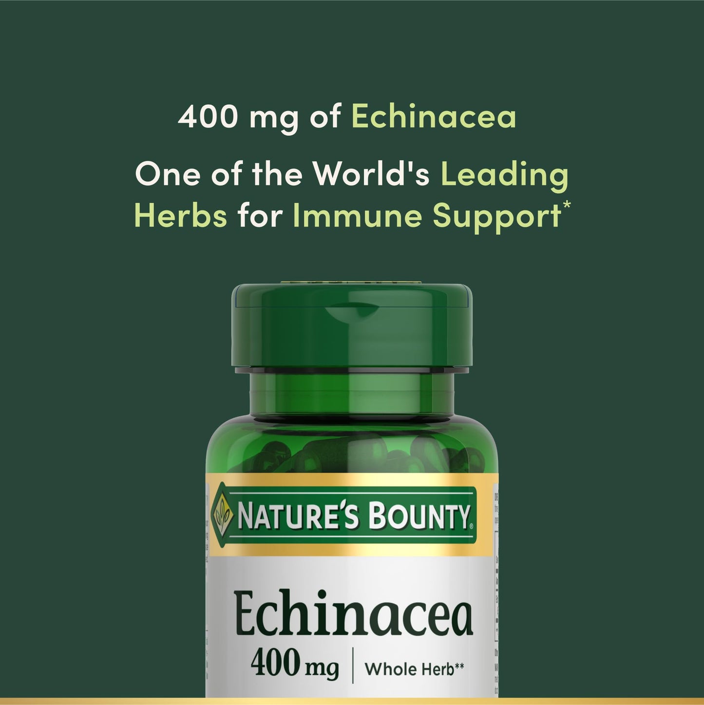Nature's Bounty Echinacea, 100 Capsules