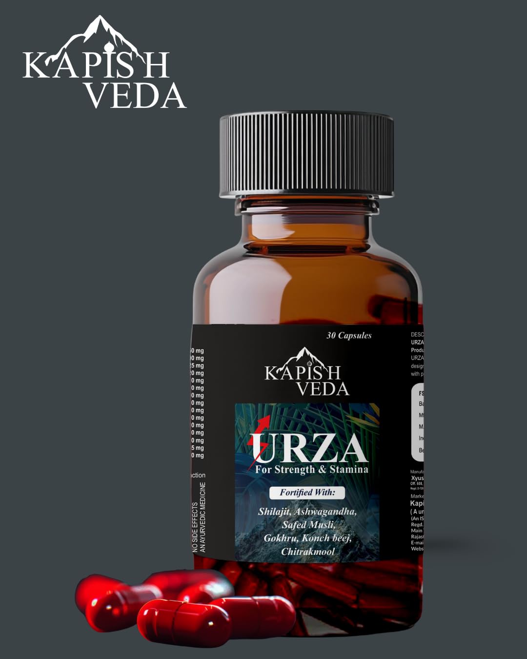 KAPISH URZA Capsules Natural Ayurvedic