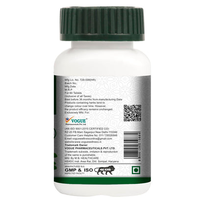 Vogue Wellness Moringa Tablets | Premium Herbal Supplement with Natural Moringa Leaf Extract | Supports Vitality, Energy, Immunity & Wellness (Pack Of 3, 180 Tablets)