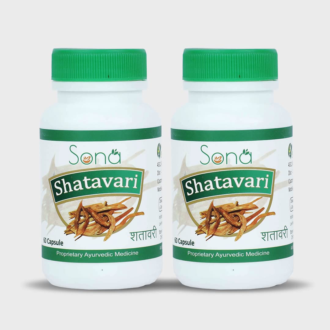 Sona Health Care Shatavari Capsules (Pack of 2)