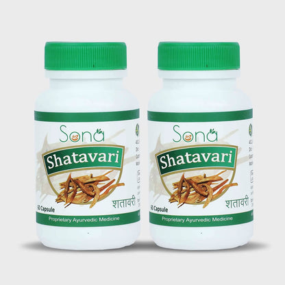 Sona Health Care Shatavari Capsules (Pack of 2)