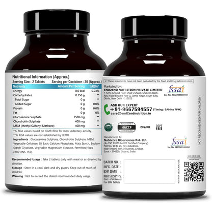 End2End Nutrition Omega 3 Fish Oil and Joint Move