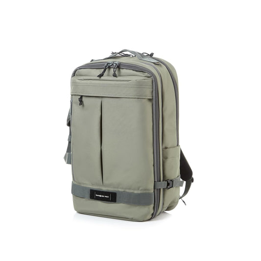 Samsonite Red Vickson 3Way Backpack 34 Cms Khakhi Polyester Premium Laptop Backpacks for Travel 17" laptop & Ipad compatible