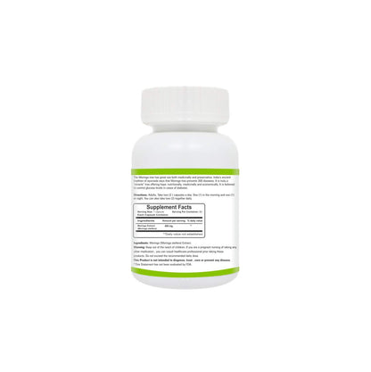 Zindagi Natural Moringa Capsules - Pure Moringa Extract Powder - Health Supplement For Energy (60 Capsules)