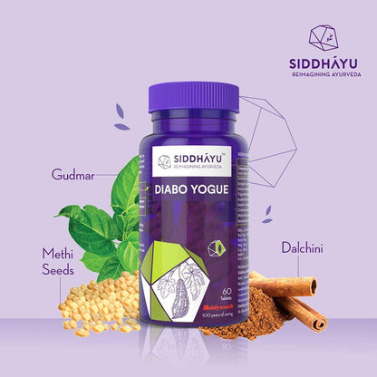 Siddhayu Diabo Yogue | Diabetes Supplement | 60 Tablets X 1