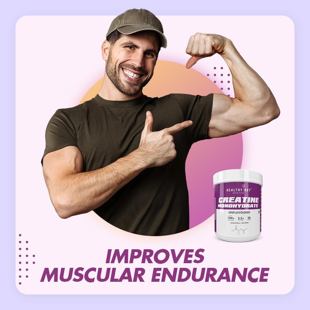 HealthyHey Sports CreaPure Creatine Monohydrate for Muscle Building & P- image 6