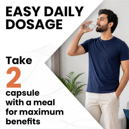 Raskam Curcumin 95%, Boswellia 85%, 510mg Capsules with Bioperine | 60 Veg Capsules | Super Antioxidant, Improves Metabolism, Fights Inflammation | 60 veg capsules