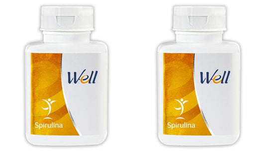 Well Spirulina Pack of 2 (100 Units Each Pack)
