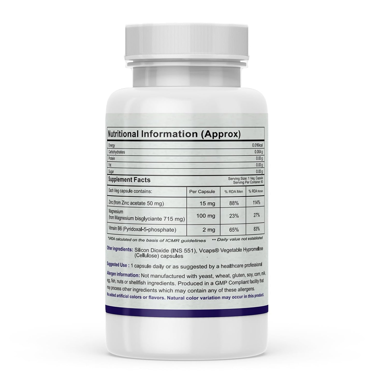 Autoimmunity care ZMA+ Care | Stronger Bones, Muscles, Heart Health, Brain, Sleep, Immune Support & Anxiety Relief Supplement for Men & Women | Zinc, Magnesium & Vitamin B6 l 60 Veg Capsules