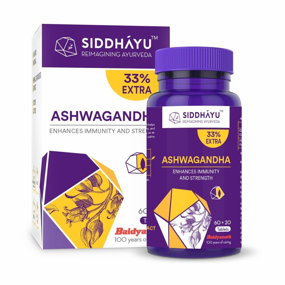 Siddhayu Gym Essentials (Ashwagandha 80 Tab +Gokshura 80 Tab + Calciavtiv 60 Tab) | Bone Strength & Immunity | Fitness Supplement Kit