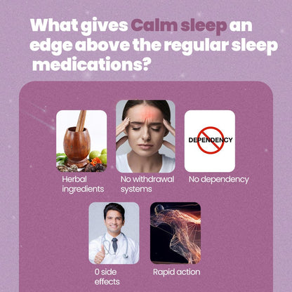 Activist Calm Sleep | Helps to Reduce Stress, Improve Sleep Quality | Natural Relaxation Formula for Restful Sleep | Nutritional Supplement for Better Sleep (60 Tablets)