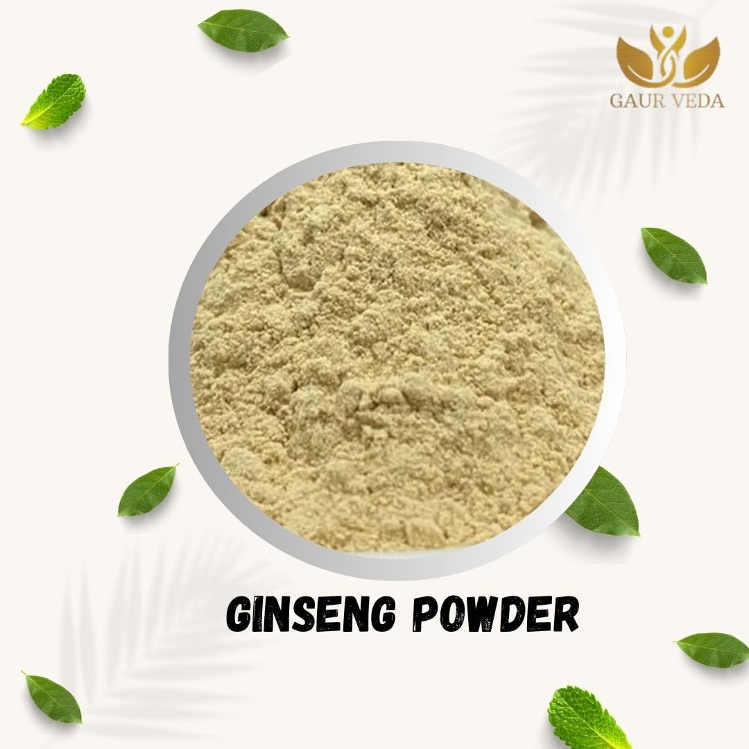 GAURVEDA Ginseng Powder - Boosts Energy and Immunity - Relieves Stress- image 3