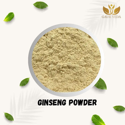 GAURVEDA Ginseng Powder - Boosts Energy and Immunity - Relieves Stress- image 3