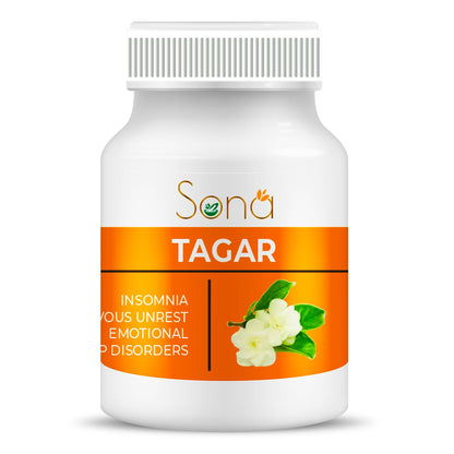 Sona Healthcare Ayurvedic Tagar Capsule for Quality Sleep (60 Cap)
