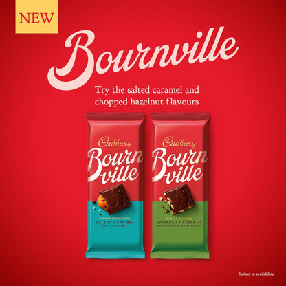 Cadbury Bournville Dark Chocolate Bar, Simply Chunky, 100g