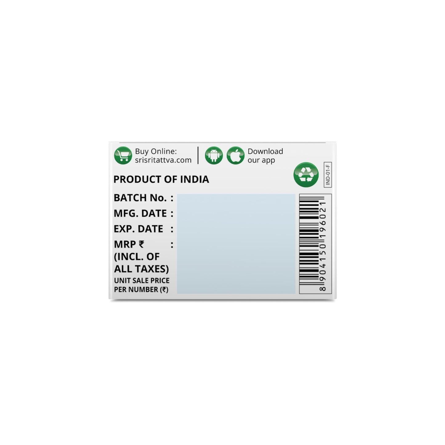 Sri Sri TATTVA shuddhta ka naam NAOQ19 - Anti Viral,10 Strips x 10 Numb- image 4