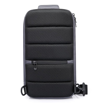 Red Lemon BANGE Anti-Theft Sling Bag – Large Capacity, Water-Resistant Crossbody for Men & Women; Fits 7inch iPad; Ideal for Travel, College, Office, Power Bank, Camera Travel & Daily Use (Grey)