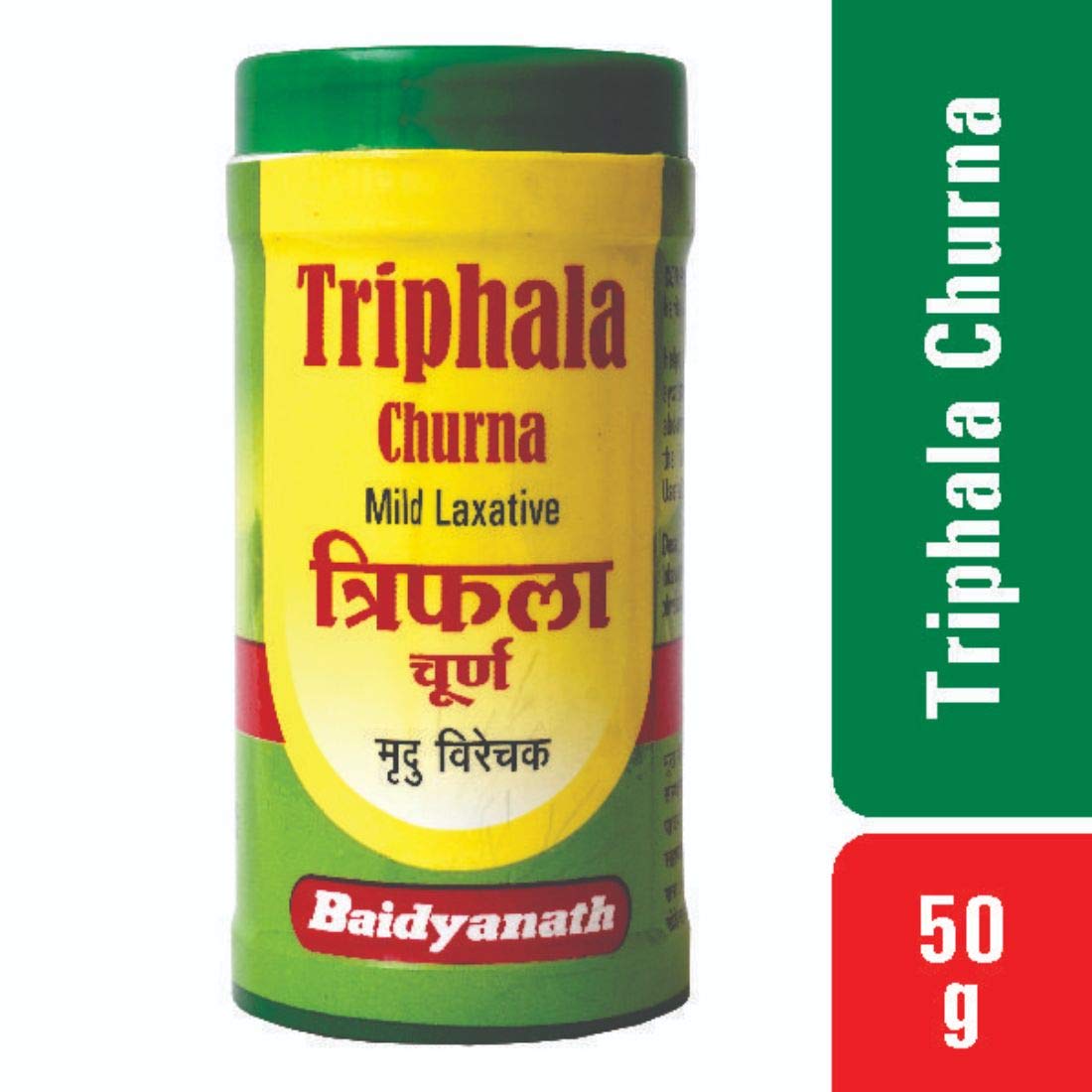 Baidyanath Triphala Churna 50 g | Helps Relieve Constipation Acidity & Gas Relief - Ayurvedic Remedy For Gastro-Intestinal Health