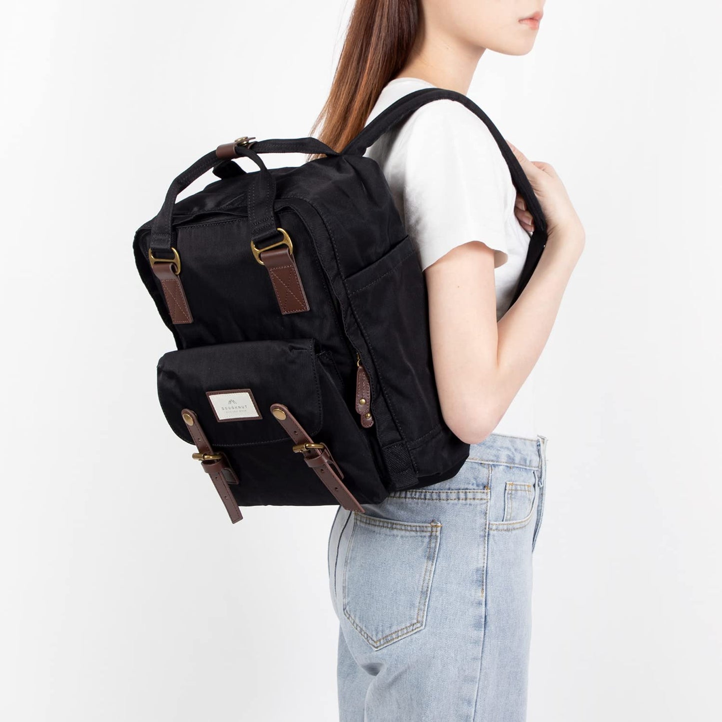 Doughnut Macaroon Classic Jungle Series 16L Backpack, Lightweight Water-Resistant Daypack with 14" Laptop Compartment, Unisex Casual Travel & School Bag