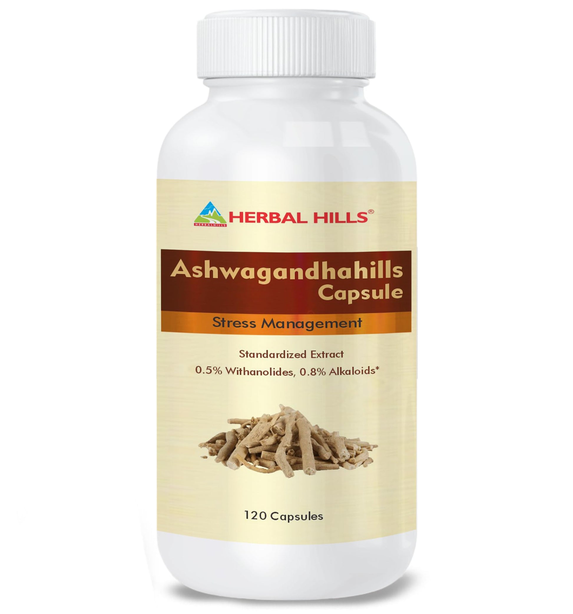 Herbal Hills Ashwagandhahills Capsule (120 Count Pack of 1)