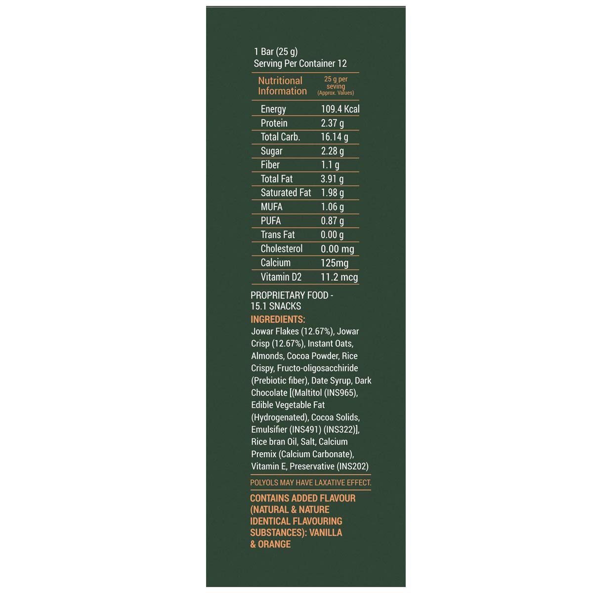 Eat Anytime Mindful Superfood Energy Jowar Bar | Gluten Free & High Fib- image 2