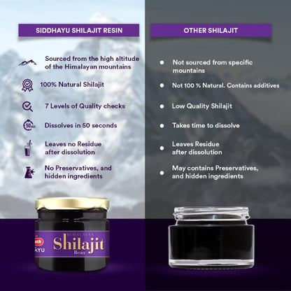 Baidyanath Siddhayu Himalayan Shilajit Resin – 20g x 2, Pack of 2