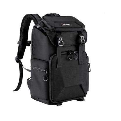 K&F Concept Camera Backpack, Hard Shell Camera Bag, Large Capacity Photography Backpack with 15.6" Laptop Compartment & Tripod Holder & Rain Cover, Bags for DSLR SLR Cameras and Accessories