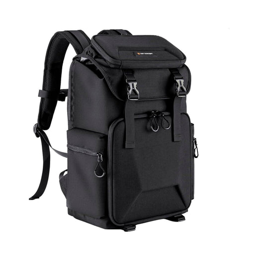 K&F Concept Camera Backpack, Hard Shell Camera Bag, Large Capacity Photography Backpack with 15.6" Laptop Compartment & Tripod Holder & Rain Cover, Bags for DSLR SLR Cameras and Accessories