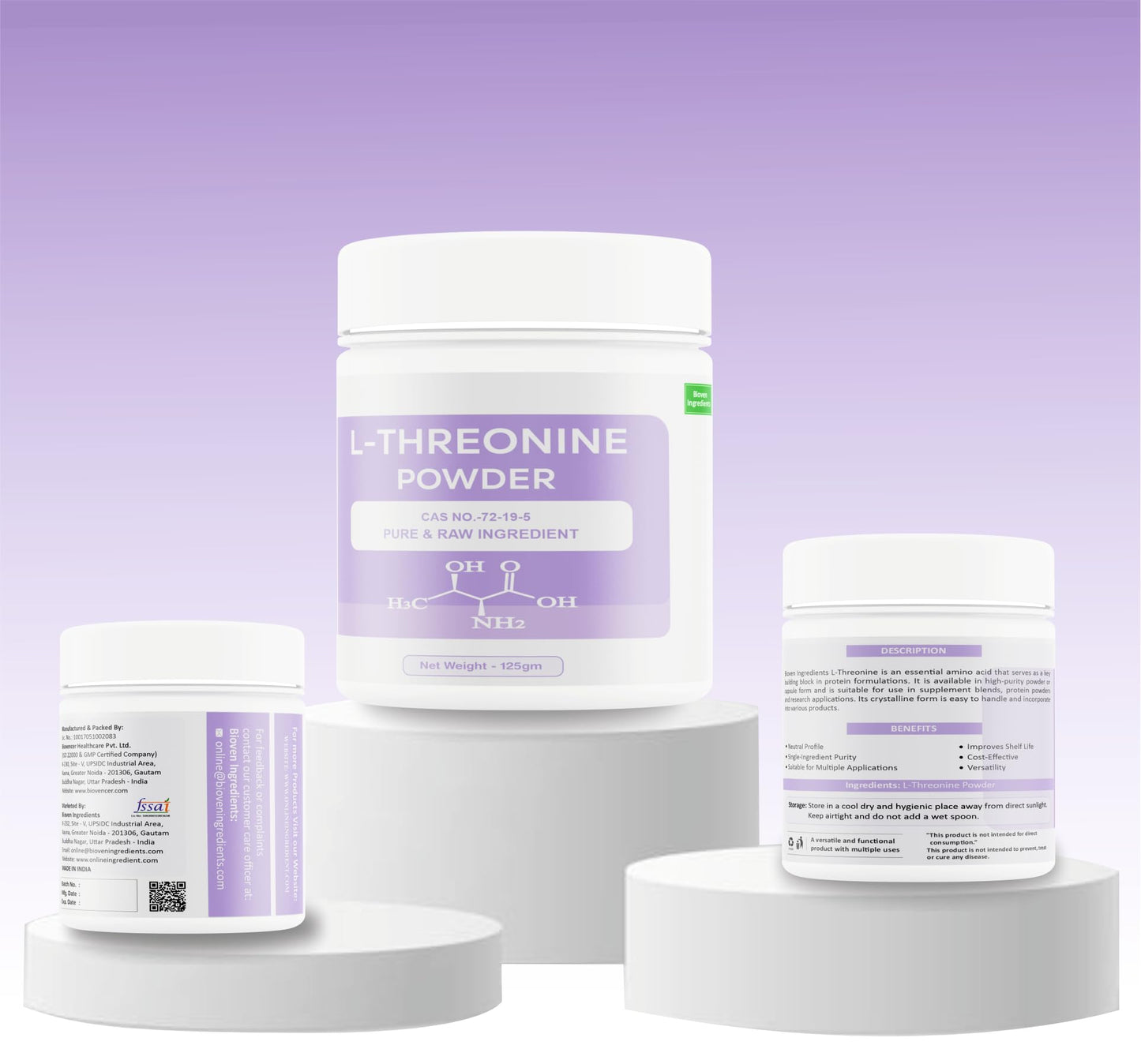 L-Threonine Powder (Gram, 125)