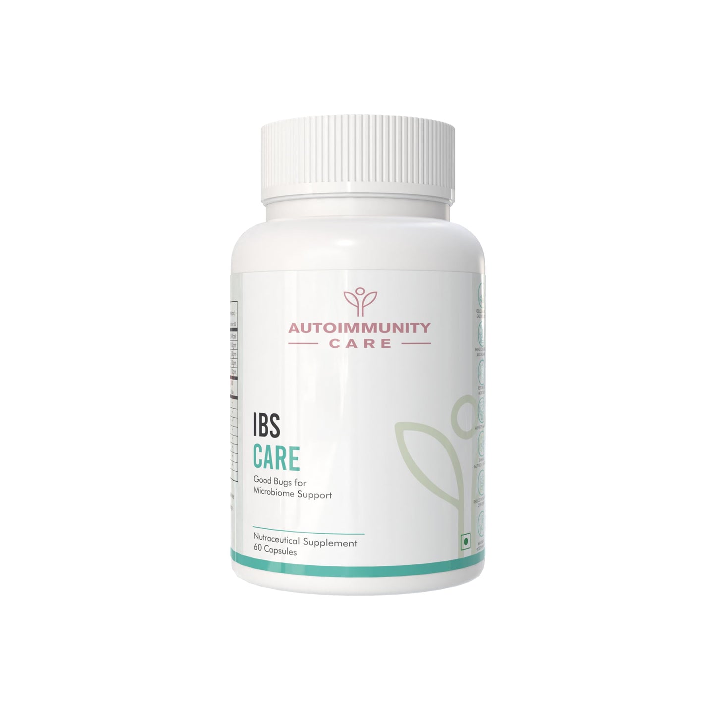 Autoimmunity Care: IBS Care 3-in-1 Gut Health Supplement | Probiotics + Digestive Enzymes | Supports Healthy Digestion, Bloating, Gas & Bowel Regularity | 60 Capsules for Men & Women