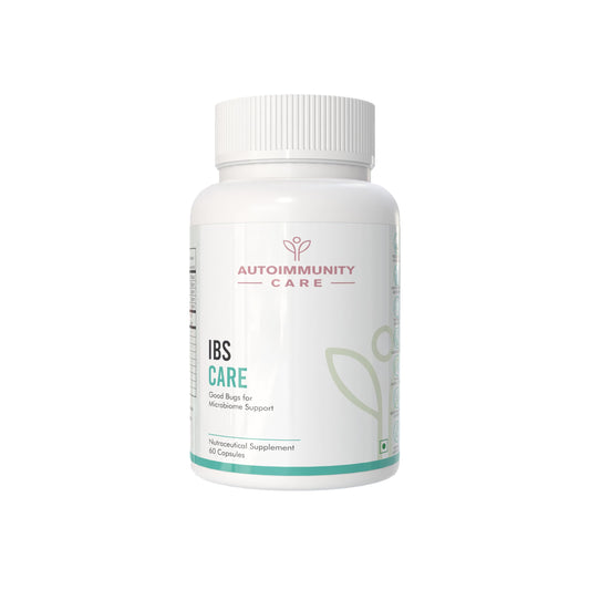 Autoimmunity Care: IBS Care 3-in-1 Gut Health Supplement | Probiotics + Digestive Enzymes | Supports Healthy Digestion, Bloating, Gas & Bowel Regularity | 60 Capsules for Men & Women