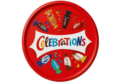 Celebrations Milk Chocolate & Biscuit Bars Sharing Tub 550g