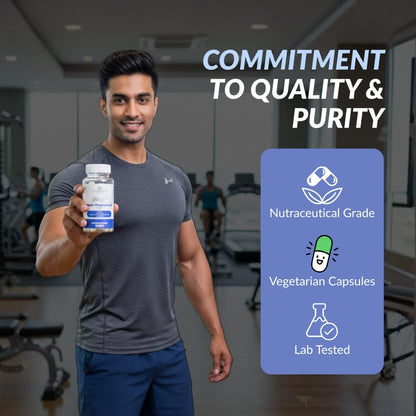 ANVIKA Triple Magnesium Complex 1000 mg Chelated Magnesium Glycinate, Citrate & Threonate | Mg³ Formula | 60 Capsules | Supports Bone Health, Muscle Relaxation & Restful Sleep | Nutraceutical Supplement for Men & Women (1)