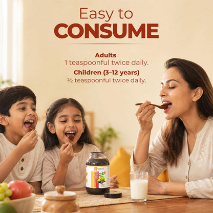 KRISHNA'S HERBAL & AYURVEDA Chyawanprash – Preservative-Free, Boosts Stamina, Immunity and Strength for Kids & Adults, Made with Traditional Ayurvedic Process, 500g (Pack of 1)