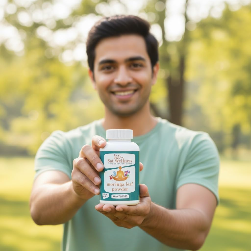 Moringa Leaf Powder Herbal Supplements For Personal Health Care Improvement Herbal Supplement | Good for Immunity, Digestion, skincare and Haircare