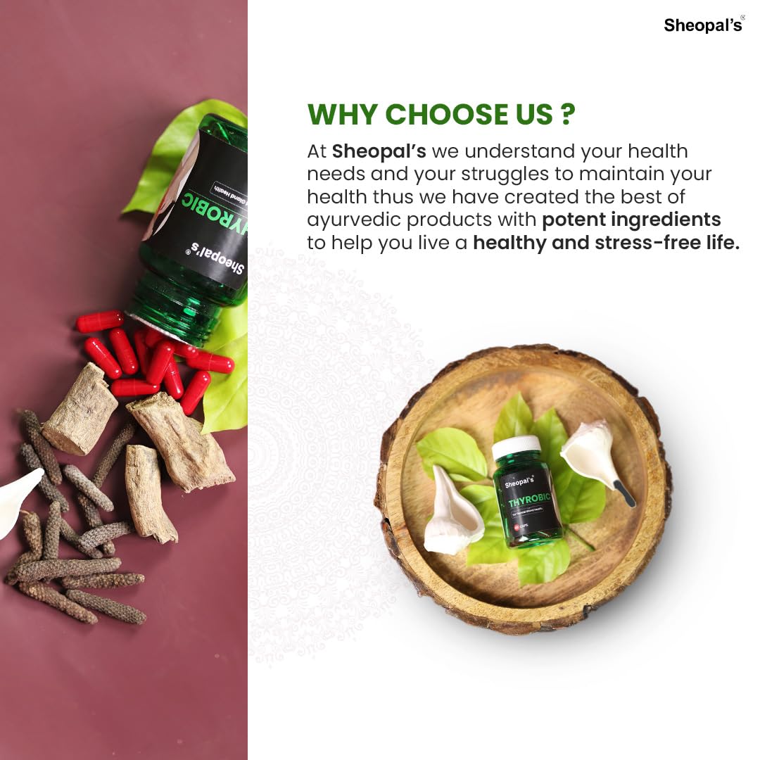 Sheopal's Thyrobic Ayurvedic Capsule Supplement – Rapid Action Formula- image 4