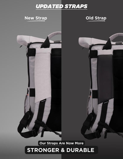 CarryPro URBX 25 Ltrs(Mist Grey), Urban Exploration Laptop Backpack(16- image 2