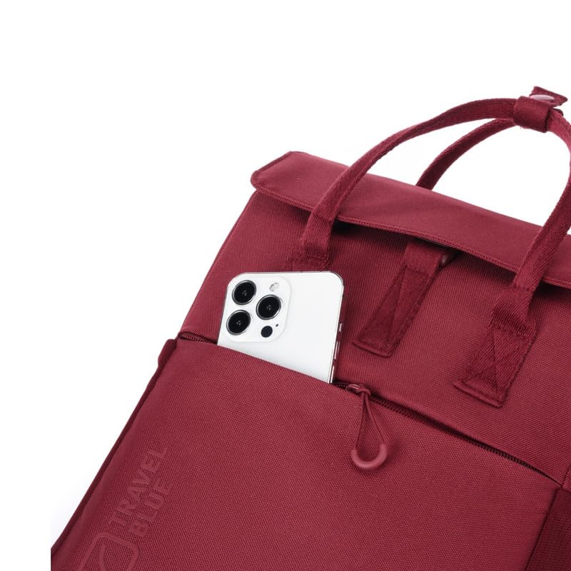 Travel Blue CITYSMART NEXT M Backpack for Women – Stylish Everyday Backpack with 13-inch Laptop Compartment (Red)