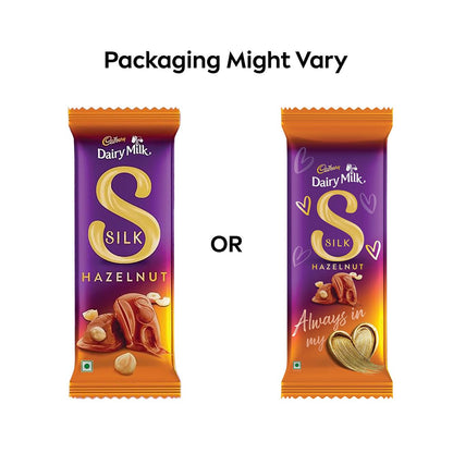 Cadbury Dairy Milk Silk Hazelnut Chocolate Bars, 134 g