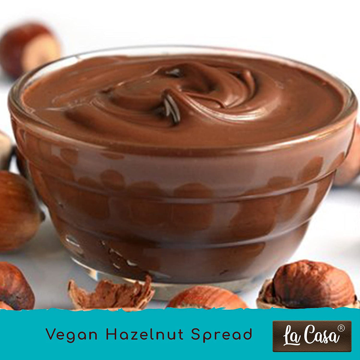 La Casa Vegan Hazelnut Chocolate Spread|All Natural|Product Of India |350 Gram