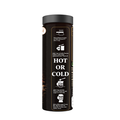 India Flavor Pure Coffee | 100% Pure Instant Coffee Powder | Energizing Coffee Blend, No Additives | 100 gm coffee, 50 Servings