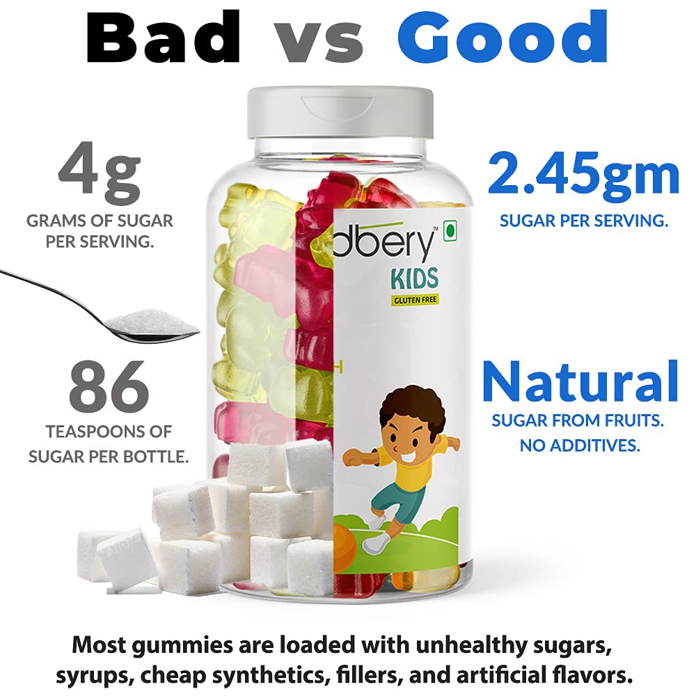 Meadbery Calcium Vitamin D Gummies For Kids For Stronger Bones And Teet- image 5