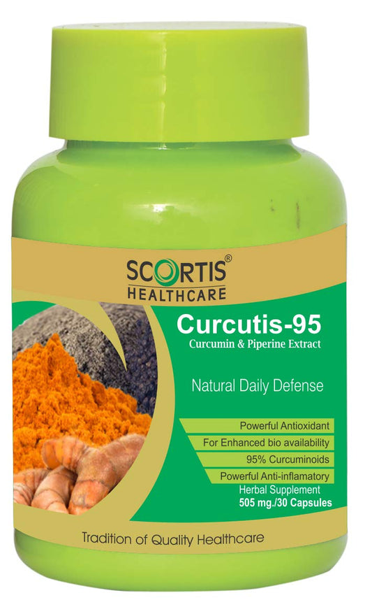 CURCUMIN & PIPERINE -SCORTIS HEALTHCARE'S CURCUTIS-95 (95% CURCUMINOIDS)