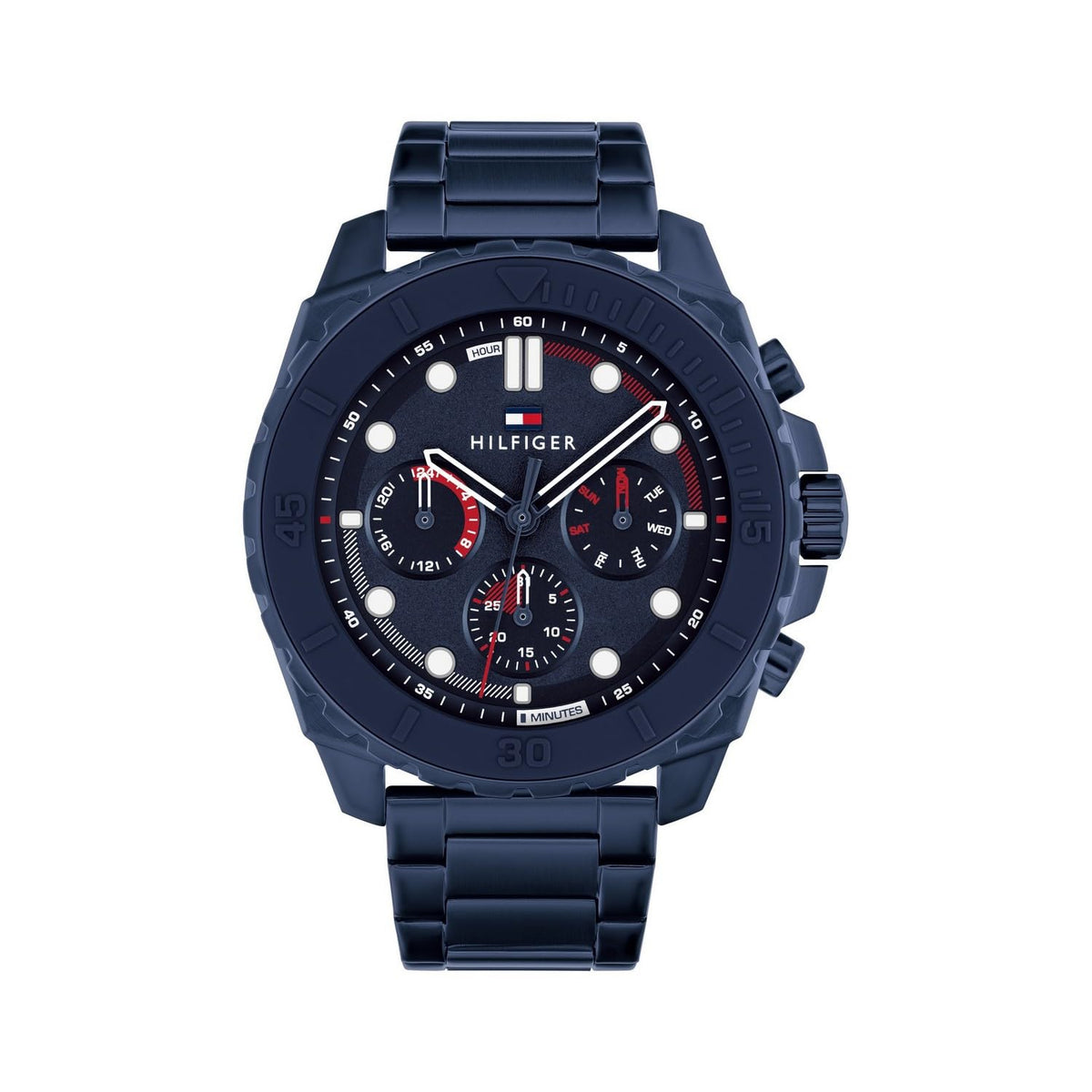 Tommy Hilfiger Morgan Quartz Analog with Blue Dial Blue Stainless Steel Strap Watch for Men - TH1710691