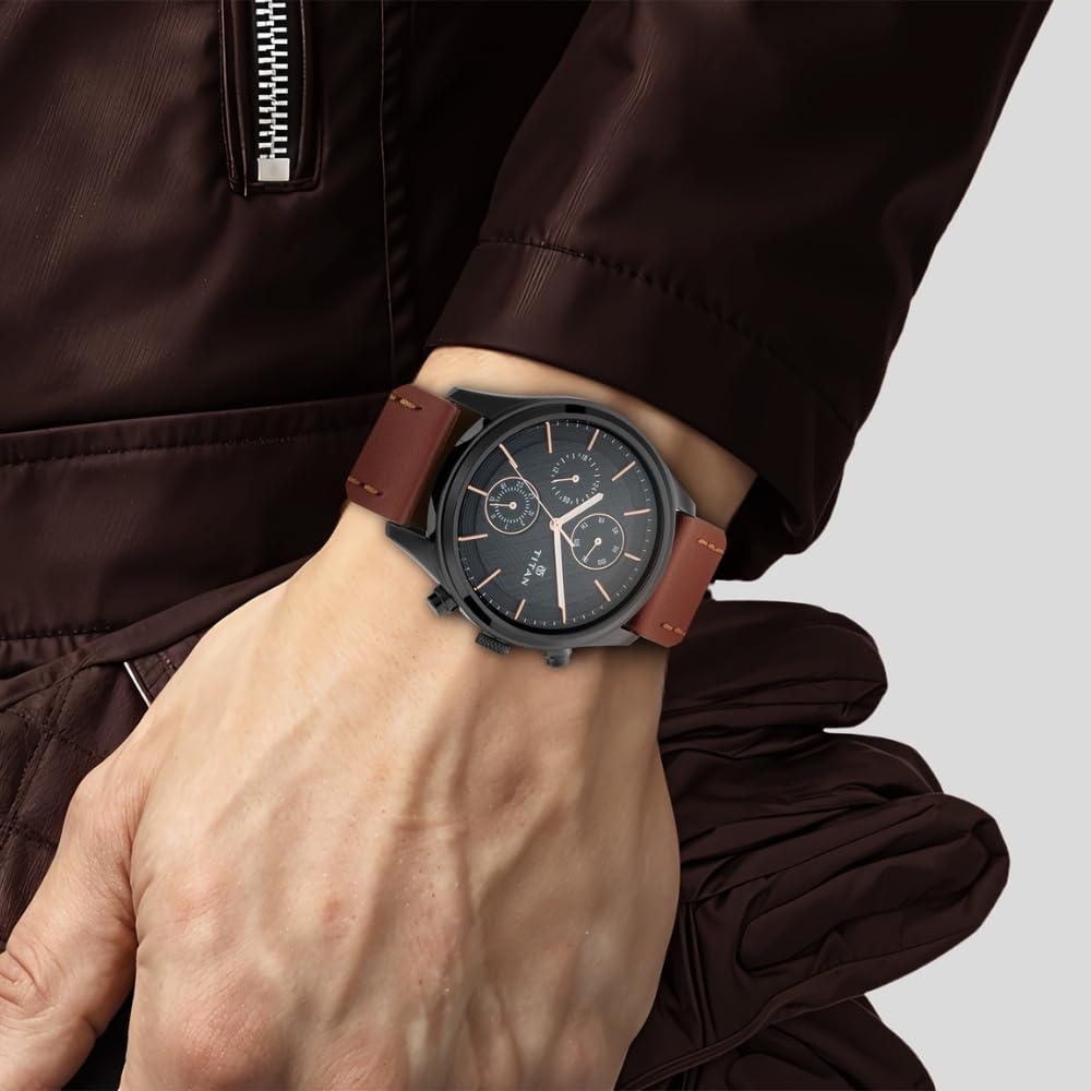 Titan Neo Iv Analog Black Dial Men's Watch - NM1805NL01/NL1805NL01/NP1805NL01