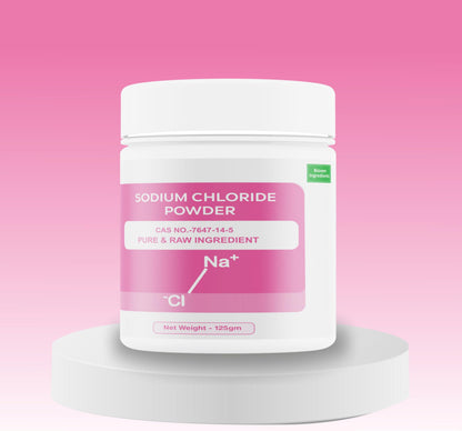 Bioven Ingredients Sodium Chloride Powder, Pure Supplement, 125gm