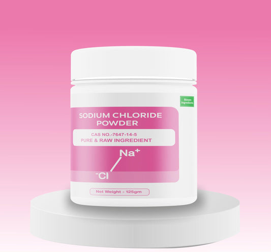 Bioven Ingredients Sodium Chloride Powder, Pure Supplement, 125gm
