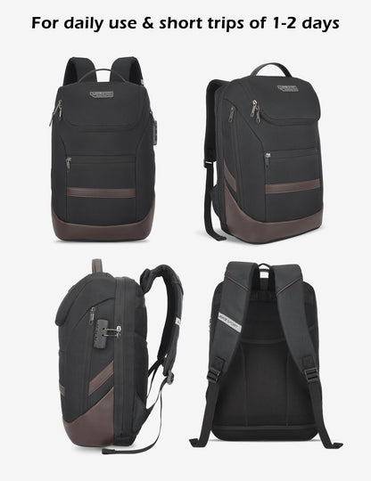 Lavie Sport 45cm Emperor Anti-Theft Premium 24 Litres Backpack with Lap- image 5