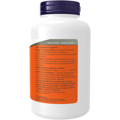 Now Foods L-Lysine 500Mg 250Tab- image 4