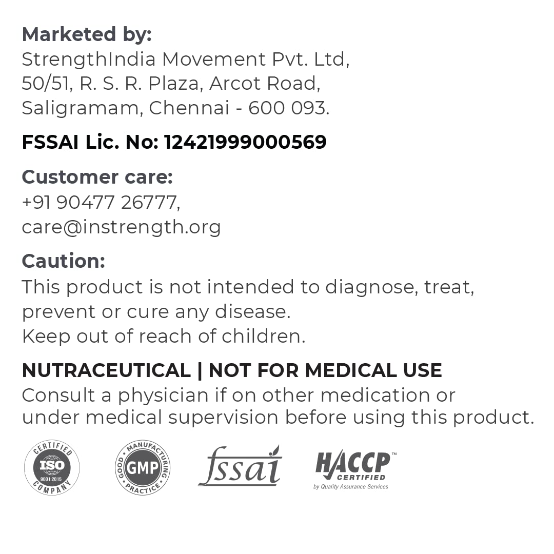 INSTRENGTH-SLEEP SUPPLEMENT (SUPPORT MIND STRESS FREE & IMPROVE YOUR SLEEP & SUPPORT NATURAL SLEEP) -100% VEG - (PEOPLE'S TRUST BRAND) - 10% OFFER
